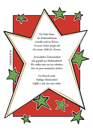 Drucke selbst! Weihnachtskarten kostenlos online gestalten