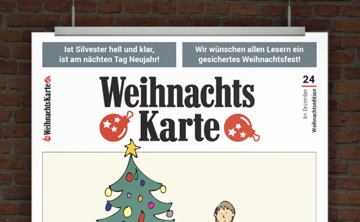 © Druckeselbst! kostenlose Weihnachtskarte