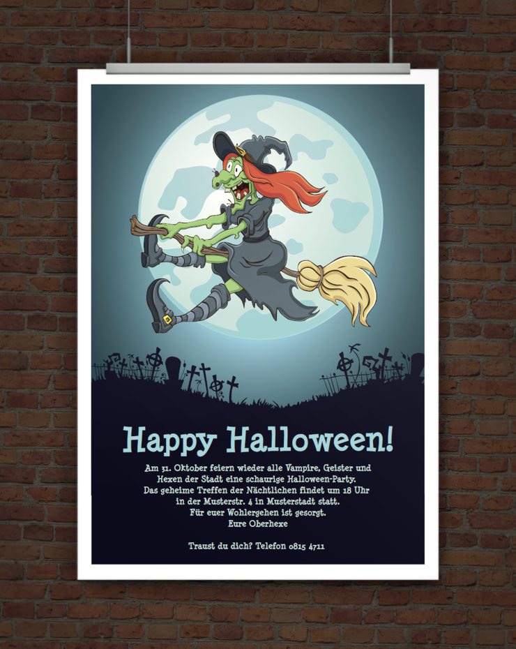 © Druckeselbst! Happy Halloween Karte